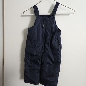 OshKosh B'gosh Navy Blue Insulated Snow Bibs Pants 18M Unisex